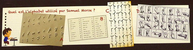 Morse, braille et LSF