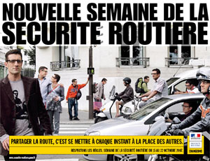 Partager la route, c'est se mettre � chaque instant � la place des autres.